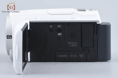 【中古】SONY ソニー ハンディカム HDR-CX670 ホワイト デジタルビデオカメラ 元箱付き 多言語対応