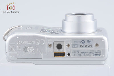 【中古】Nikon ニコン COOLPIX L11 シルバー コンパクトデジタルカメラ