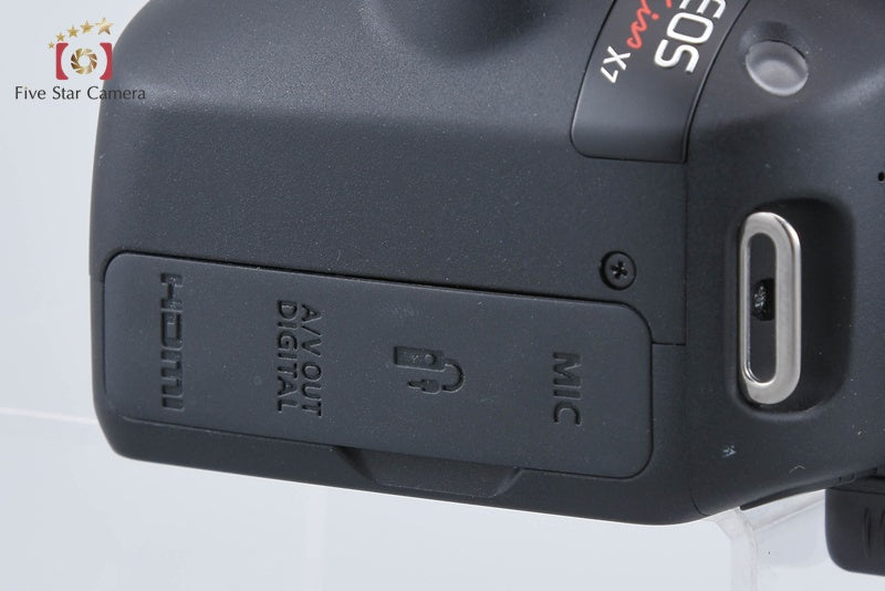 【中古】Canon キヤノン EOS Kiss X7 ブラック デジタル一眼レフカメラ シャッター回数僅少 - 5枚目