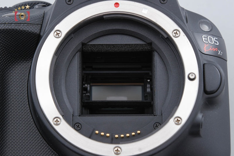 【中古】Canon キヤノン EOS Kiss X7 ブラック デジタル一眼レフカメラ シャッター回数僅少 - 8枚目