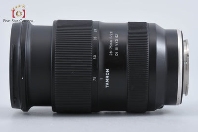 【中古】TAMRON タムロン A063 28-75mm f/2.8 Di III VXD G2 ソニーEマウント用