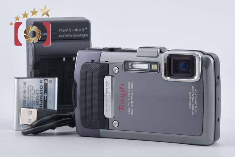 【中古】OLYMPUS オリンパス STYLUS TG-835 Tough シルバー 防水デジタルカメラ