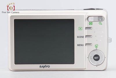 【中古】SANYO 三洋電機 DSC-X1250 シャンパンゴールド コンパクトデジタルカメラ 元箱付き