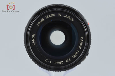 【中古】Canon キヤノン New FD 28mm f/2 - 5枚目