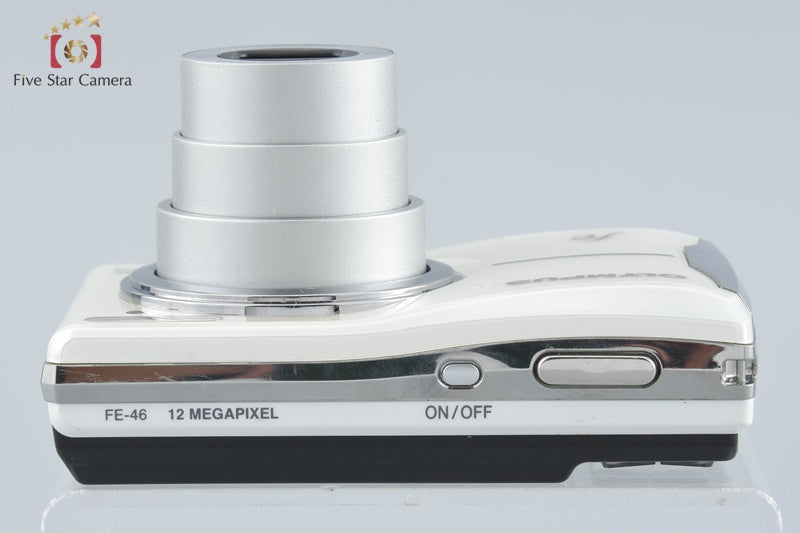 【中古】OLYMPUS オリンパス FE-46 ホワイト コンパクトデジタルカメラ - 6枚目