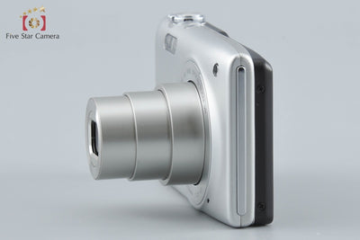 【中古】Nikon ニコン COOLPIX S3300 クリスタルシルバー コンパクトデジタルカメラ 元箱付き