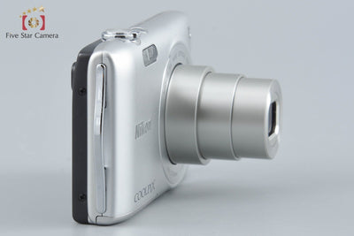 【中古】Nikon ニコン COOLPIX S3300 クリスタルシルバー コンパクトデジタルカメラ 元箱付き