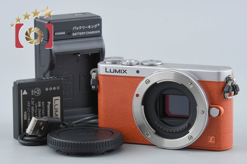 【中古】Panasonic パナソニック LUMIX DMC-GM1 オレンジ ミラーレス一眼カメラ シャッター回数僅少