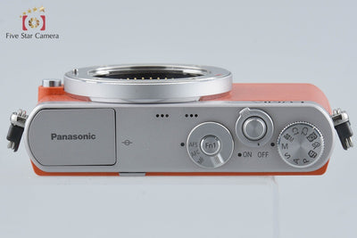 【中古】Panasonic パナソニック LUMIX DMC-GM1 オレンジ ミラーレス一眼カメラ シャッター回数僅少