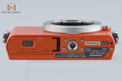 【中古】Panasonic パナソニック LUMIX DMC-GM1 オレンジ ミラーレス一眼カメラ シャッター回数僅少