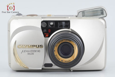 【中古】OLYMPUS オリンパス μ[mju:] ZOOM 140 DELUXE コンパクトフィルムカメラ