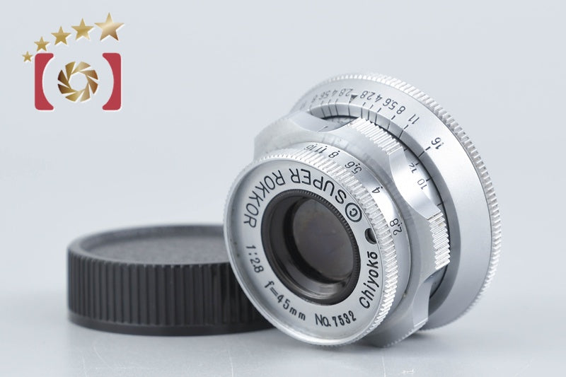 【中古】MINOLTA ミノルタ Chiyoko SUPER ROKKOR 45mm f/2.8 後期 L39 ライカスクリューマウント