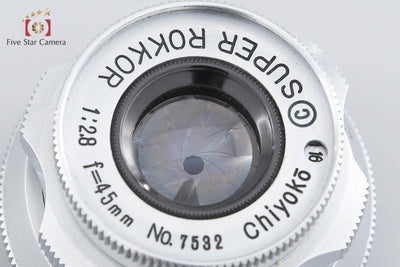 【中古】MINOLTA ミノルタ Chiyoko SUPER ROKKOR 45mm f/2.8 後期 L39 ライカスクリューマウント - 2枚目