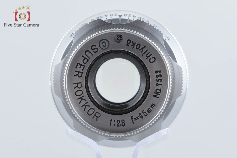 【中古】MINOLTA ミノルタ Chiyoko SUPER ROKKOR 45mm f/2.8 後期 L39 ライカスクリューマウント - 5枚目