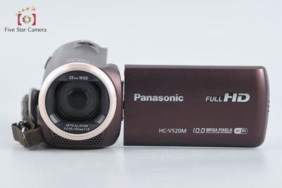 【中古】Panasonic パナソニック HC-V520M ブラウン デジタルハイビジョンビデオカメラ
