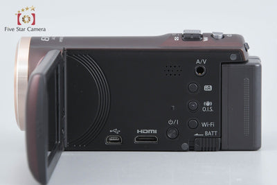 【中古】Panasonic パナソニック HC-V520M ブラウン デジタルハイビジョンビデオカメラ