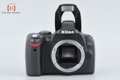 【中古】Nikon ニコン D40 + AF-S DX NIKKOR 18-55mm f/3.5-5.6 G VR + AF-S DX NIKKOR 55-200mm f/4-5.6 G ED