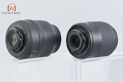 【中古】Nikon ニコン D40 + AF-S DX NIKKOR 18-55mm f/3.5-5.6 G VR + AF-S DX NIKKOR 55-200mm f/4-5.6 G ED