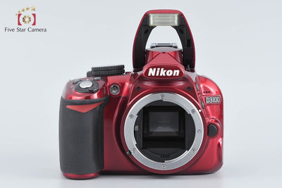【中古】Nikon ニコン D3100 ダブルズームキット レッド シャッター回数僅少