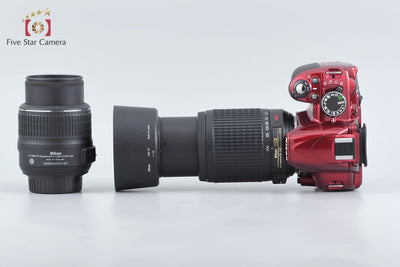 【中古】Nikon ニコン D3100 ダブルズームキット レッド シャッター回数僅少