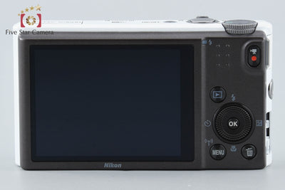 【中古】Nikon ニコン COOLPIX S9600 エレガントホワイト コンパクトデジタルカメラ