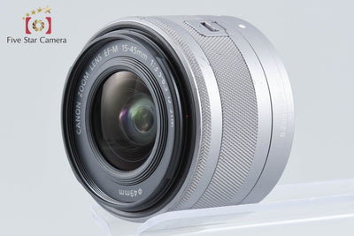 【中古】Canon キヤノン EF-M 15-45mm f/3.5-6.3 IS STM シルバー