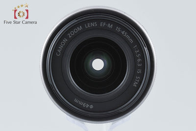 【中古】Canon キヤノン EF-M 15-45mm f/3.5-6.3 IS STM シルバー