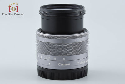 【中古】Canon キヤノン EF-M 15-45mm f/3.5-6.3 IS STM シルバー