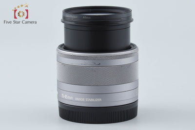 【中古】Canon キヤノン EF-M 15-45mm f/3.5-6.3 IS STM シルバー