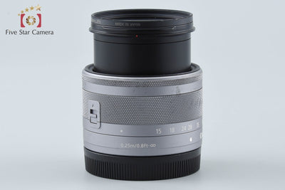 【中古】Canon キヤノン EF-M 15-45mm f/3.5-6.3 IS STM シルバー