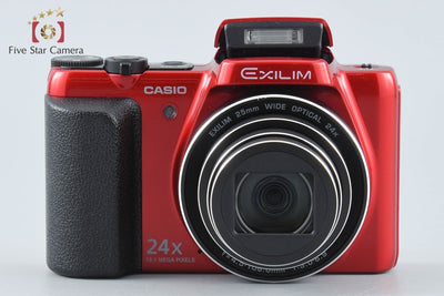 【中古】Casio カシオ EXILIM EX-H50 レッド コンパクトデジタルカメラ 元箱付き