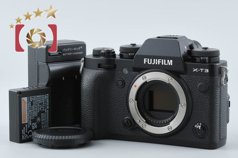 【中古】FUJIFILM 富士フィルム X-T3 ブラック ミラーレス一眼カメラ