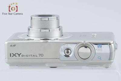 【中古】Canon キヤノン IXY Digital 70 シルバー コンパクトデジタルカメラ