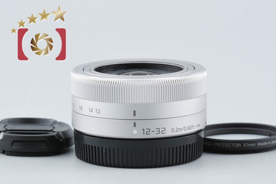 【中古】Panasonic パナソニック LUMIX G VARIO 12-32mm f/3.5-5.6 ASPH. MEGA O.I.S. H-FS12032 シルバー