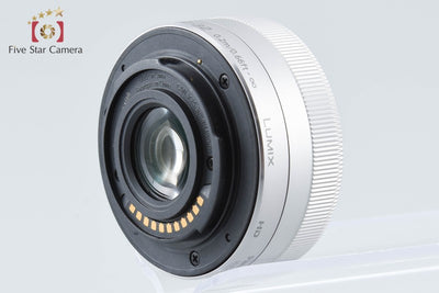 【中古】Panasonic パナソニック LUMIX G VARIO 12-32mm f/3.5-5.6 ASPH. MEGA O.I.S. H-FS12032 シルバー