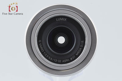 【中古】Panasonic パナソニック LUMIX G VARIO 12-32mm f/3.5-5.6 ASPH. MEGA O.I.S. H-FS12032 シルバー