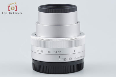 【中古】Panasonic パナソニック LUMIX G VARIO 12-32mm f/3.5-5.6 ASPH. MEGA O.I.S. H-FS12032 シルバー