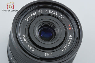 【中古】SONY ソニー Sonnar T* FE 35mm F/2.8 ZA SEL35F28Z