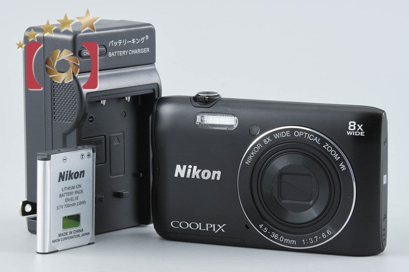 【中古】Nikon ニコン COOLPIX A300 ブラック コンパクトデジタルカメラ