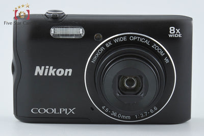 【中古】Nikon ニコン COOLPIX A300 ブラック コンパクトデジタルカメラ