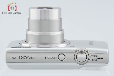 【中古】Canon キヤノン IXY 200 シルバー コンパクトデジタルカメラ