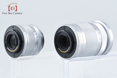 【中古】OLYMPUS オリンパス PEN mini E-PM2 シルバー ダブルズームレンズキット シャッター回数僅少