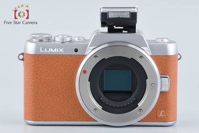 【中古】Panasonic パナソニック LUMIX DMC-GF7W ダブルズームレンズキット ブラウン シャッター回数僅少