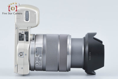 【中古】SONY ソニー α NEX-5 ズームレンズキット ゴールド