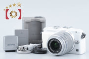 【中古】OLYMPUS オリンパス PEN Lite E-PL6 14-42mm EZ レンズキット ホワイト シャッター回数僅少