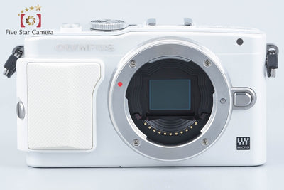 【中古】OLYMPUS オリンパス PEN Lite E-PL6 14-42mm EZ レンズキット ホワイト シャッター回数僅少