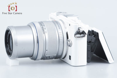 【中古】OLYMPUS オリンパス PEN Lite E-PL6 14-42mm EZ レンズキット ホワイト シャッター回数僅少