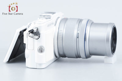 【中古】OLYMPUS オリンパス PEN Lite E-PL6 14-42mm EZ レンズキット ホワイト シャッター回数僅少