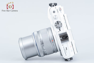 【中古】OLYMPUS オリンパス PEN Lite E-PL6 14-42mm EZ レンズキット ホワイト シャッター回数僅少