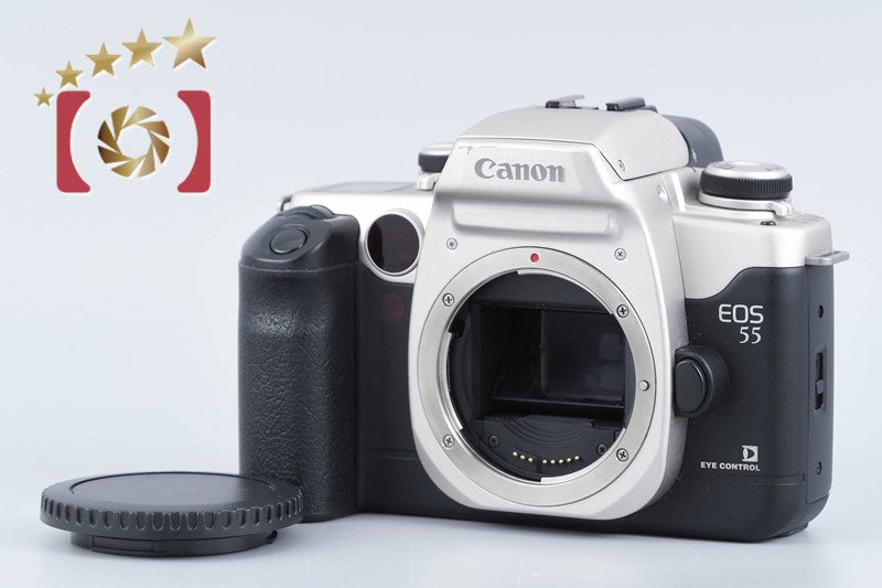 【中古】Canon キヤノン EOS 55 シルバー フィルム一眼レフカメラ